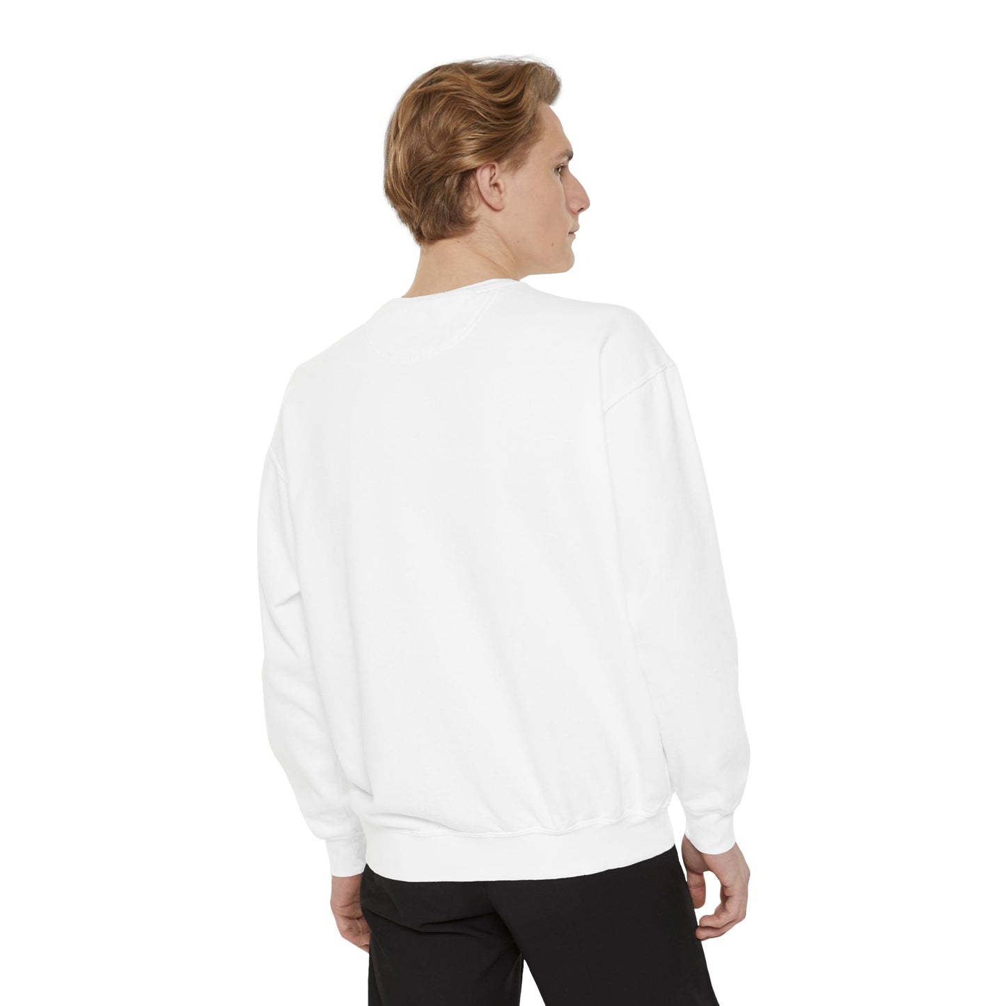 Adult Lacrosse Script Garment-Dyed Sweatshirt