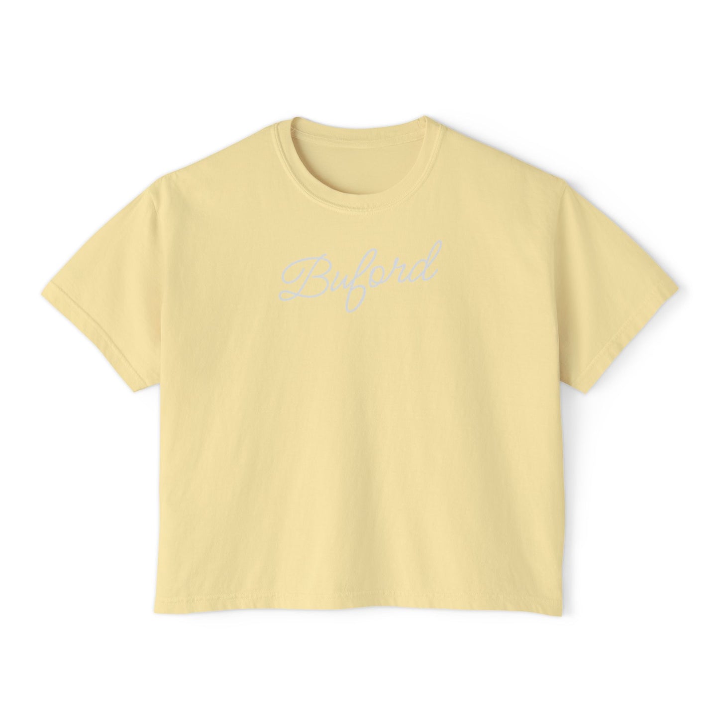 Buford Script Boxy Tee