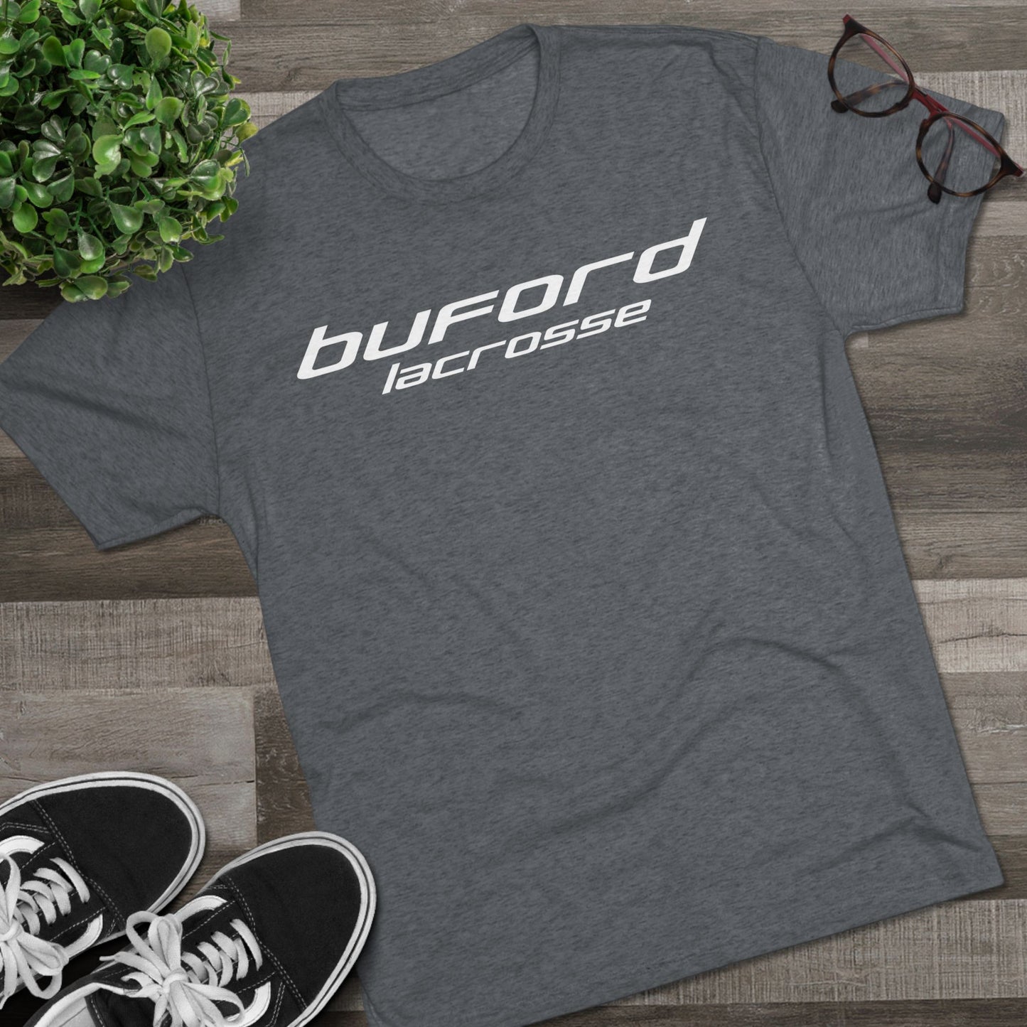 Unisex Tri-Blend Buford Lax Crew Tee