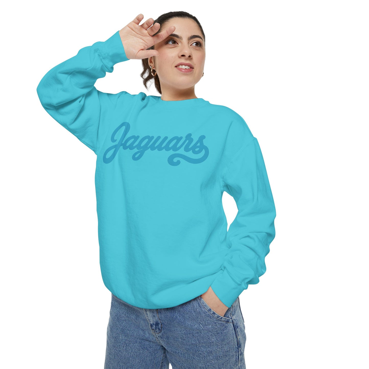 Retro Jaguars Script Sweatshirt