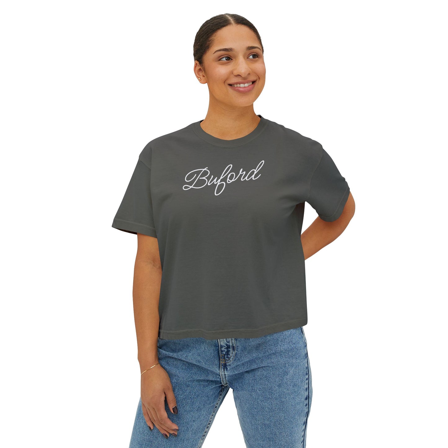 Buford Script Boxy Tee