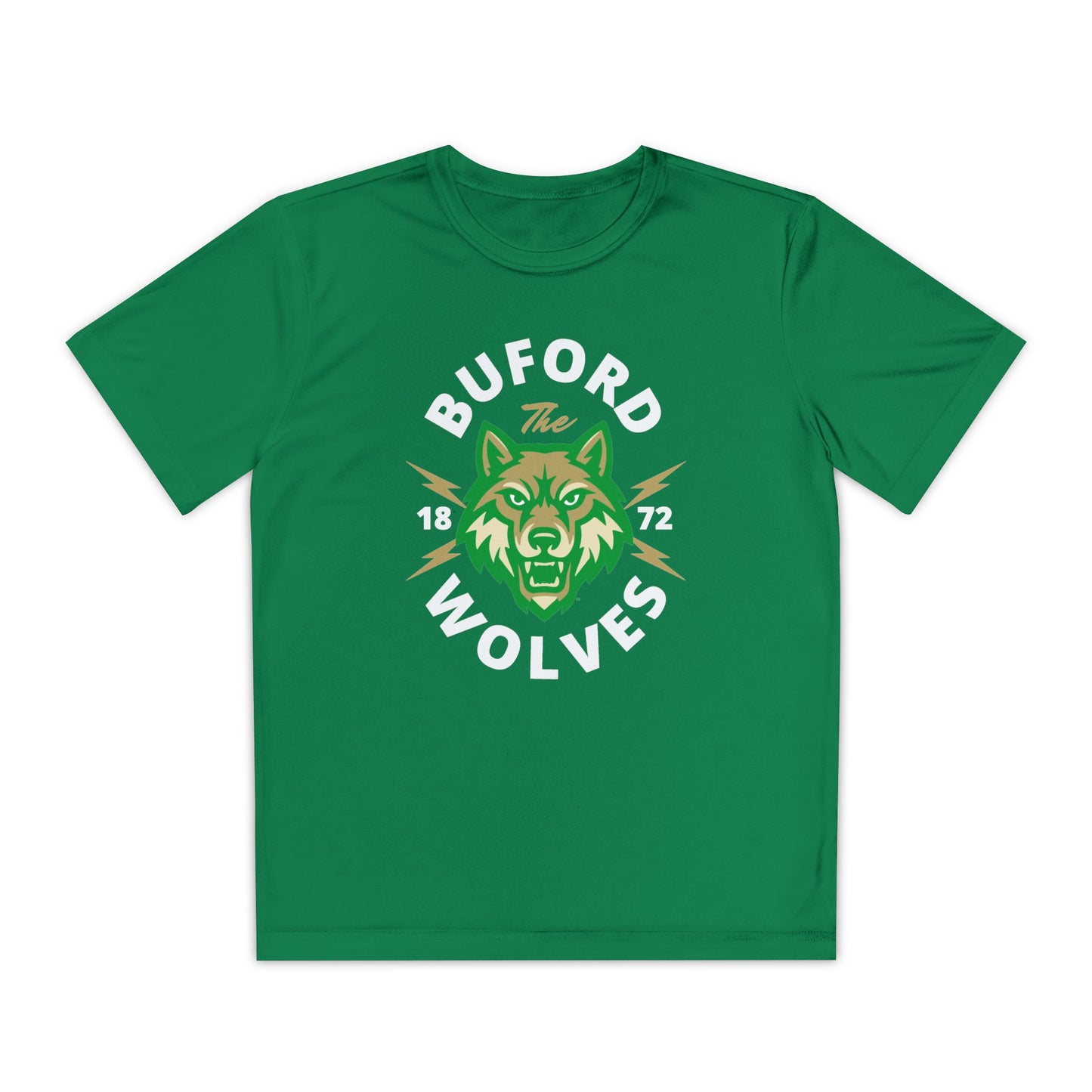 Youth Competitor Tee - Buford Wolves T-Shirt for Champs, Team Spirit Wear, Sports Events, School Pride, Gift for Young Athletes