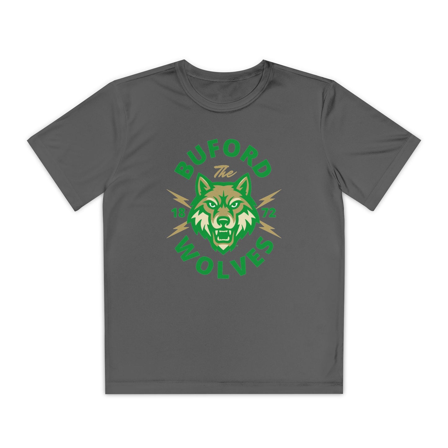 Youth Competitor Tee - Buford Wolves T-Shirt for Champs, Team Spirit Wear, Sports Events, School Pride, Gift for Young Athletes