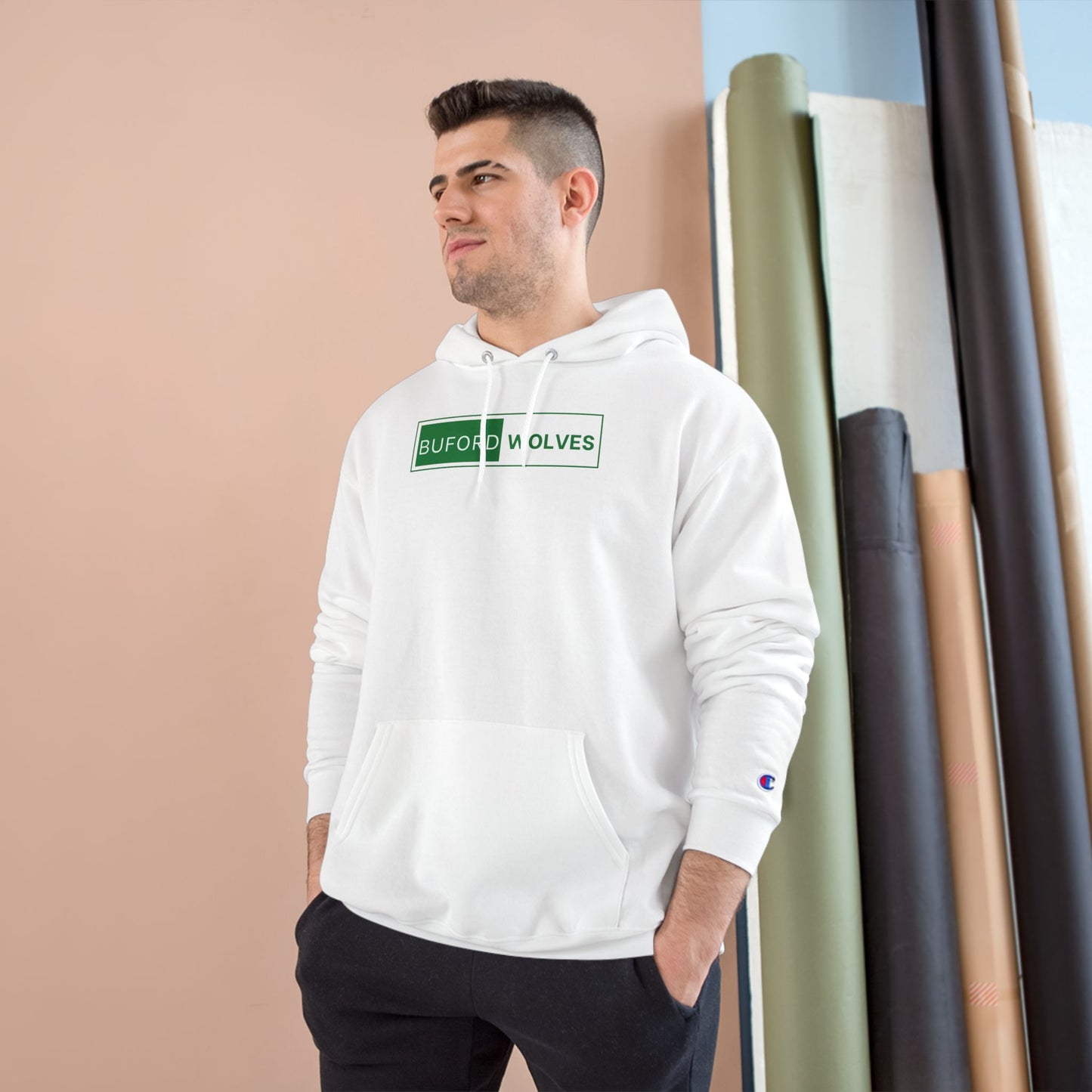 Buford Boxed Out Champion Adult Hoodie