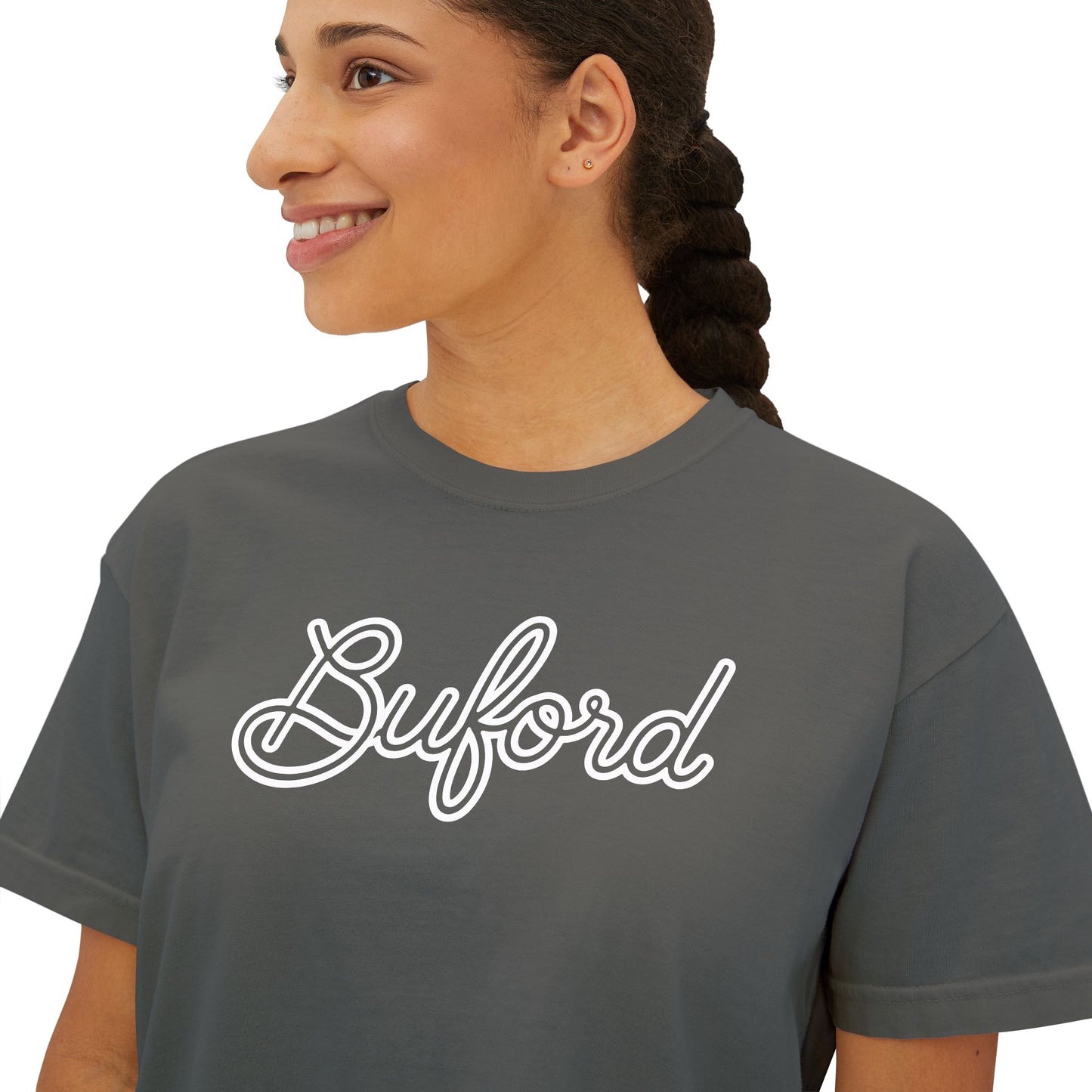 Buford New Script Boxy Tee