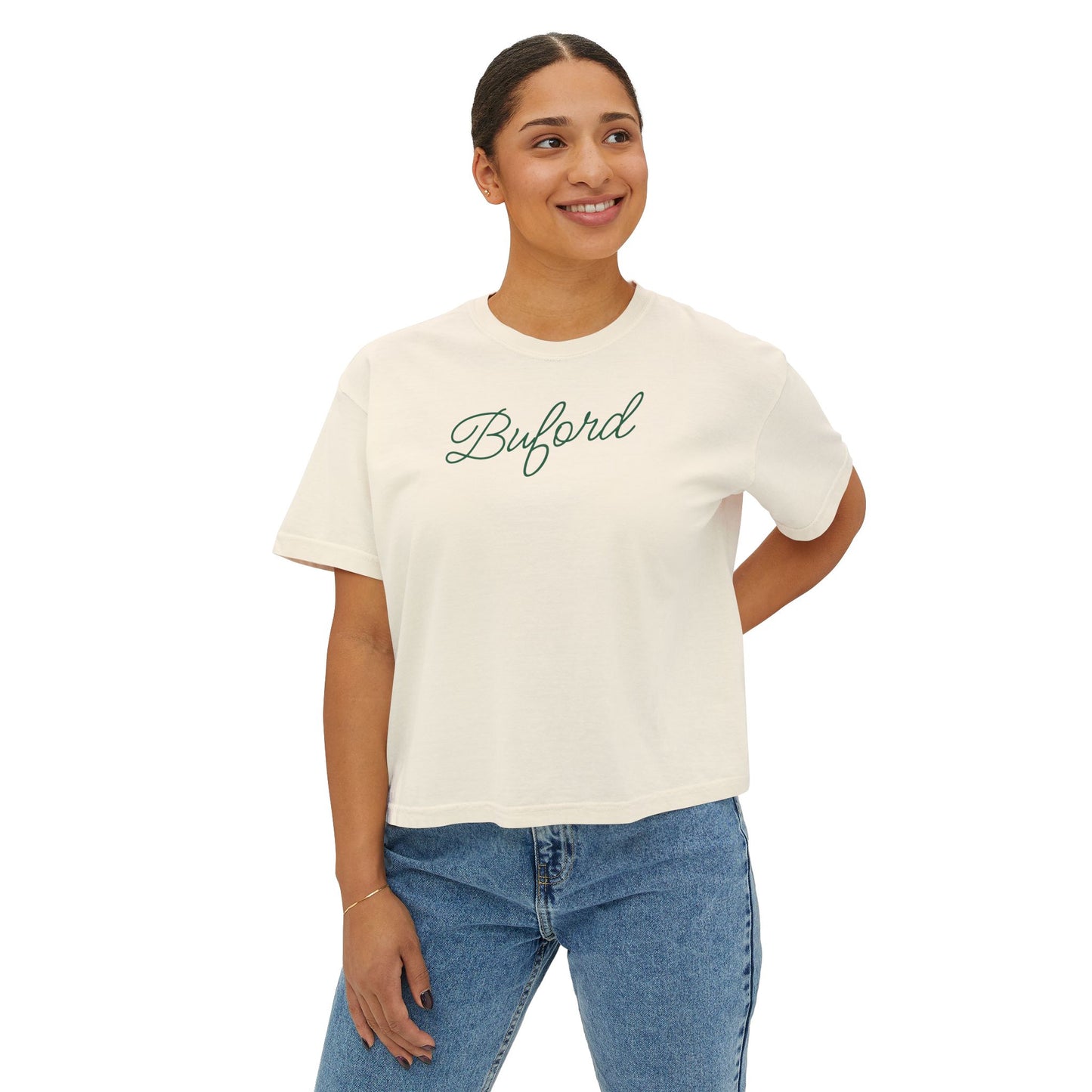 Buford Script Boxy Tee