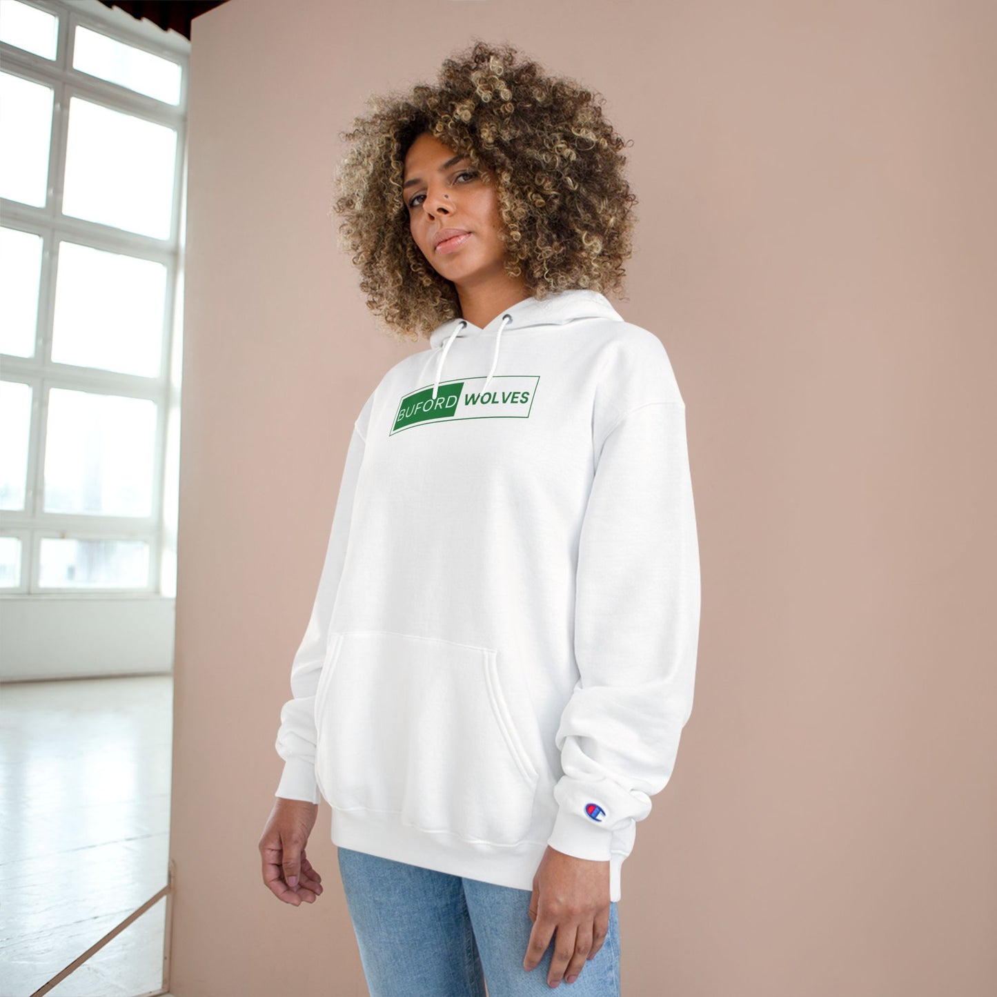 Buford Boxed Out Champion Adult Hoodie