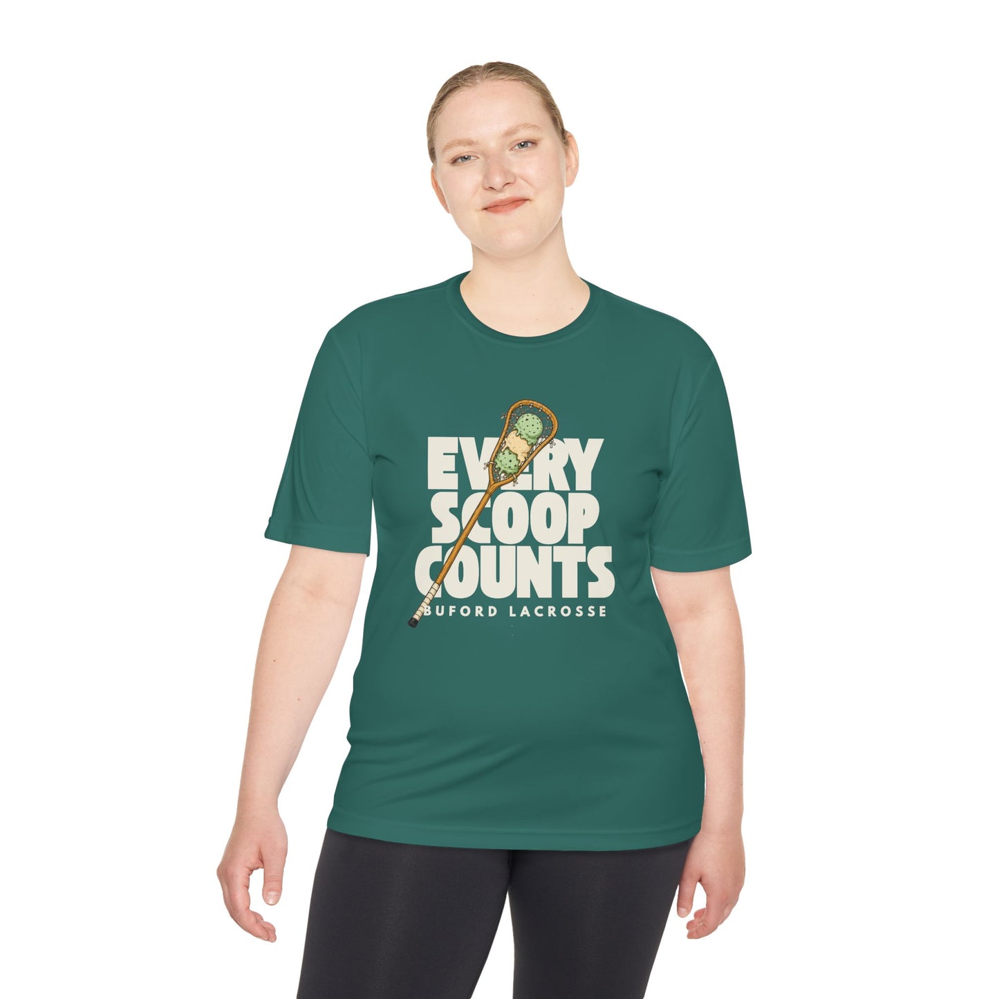 Lacrosse 'Every Scoop Counts' Moisture-Wicking Tee