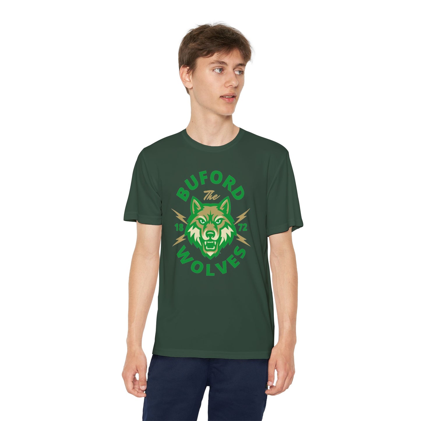 Youth Competitor Tee - Buford Wolves T-Shirt for Champs, Team Spirit Wear, Sports Events, School Pride, Gift for Young Athletes