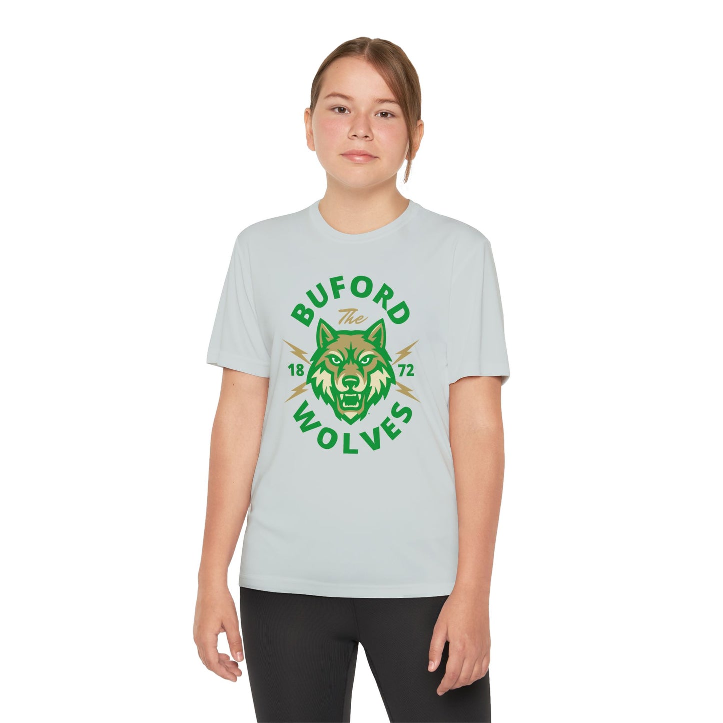 Youth Competitor Tee - Buford Wolves T-Shirt for Champs, Team Spirit Wear, Sports Events, School Pride, Gift for Young Athletes