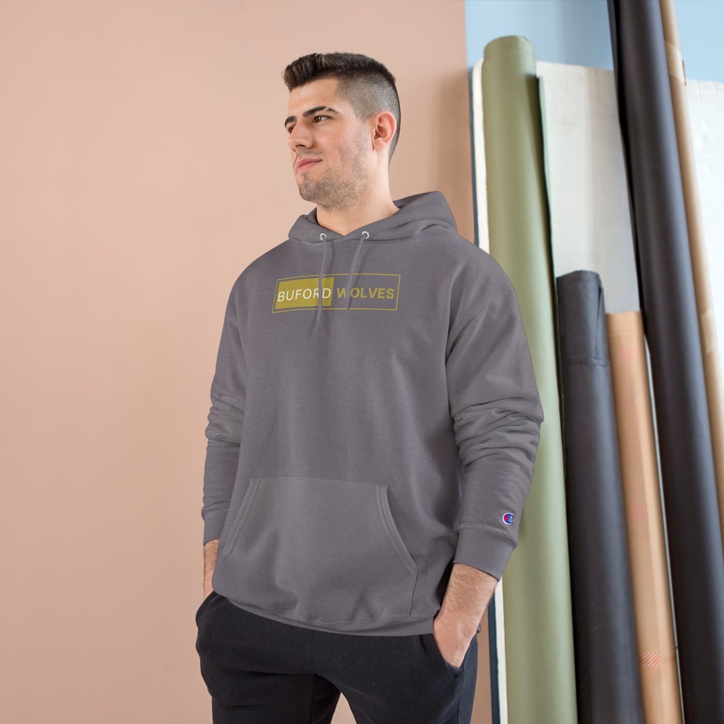 Buford Boxed Out Champion Adult Hoodie