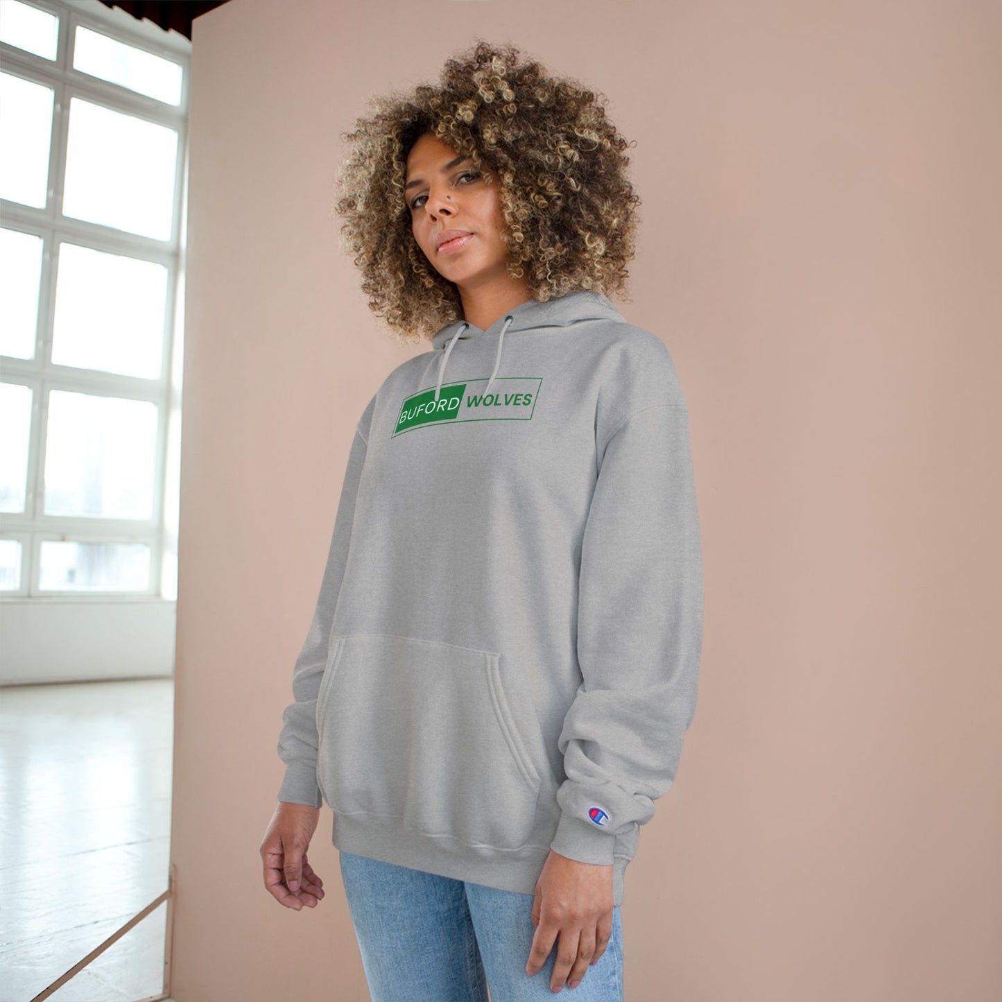 Buford Boxed Out Champion Adult Hoodie