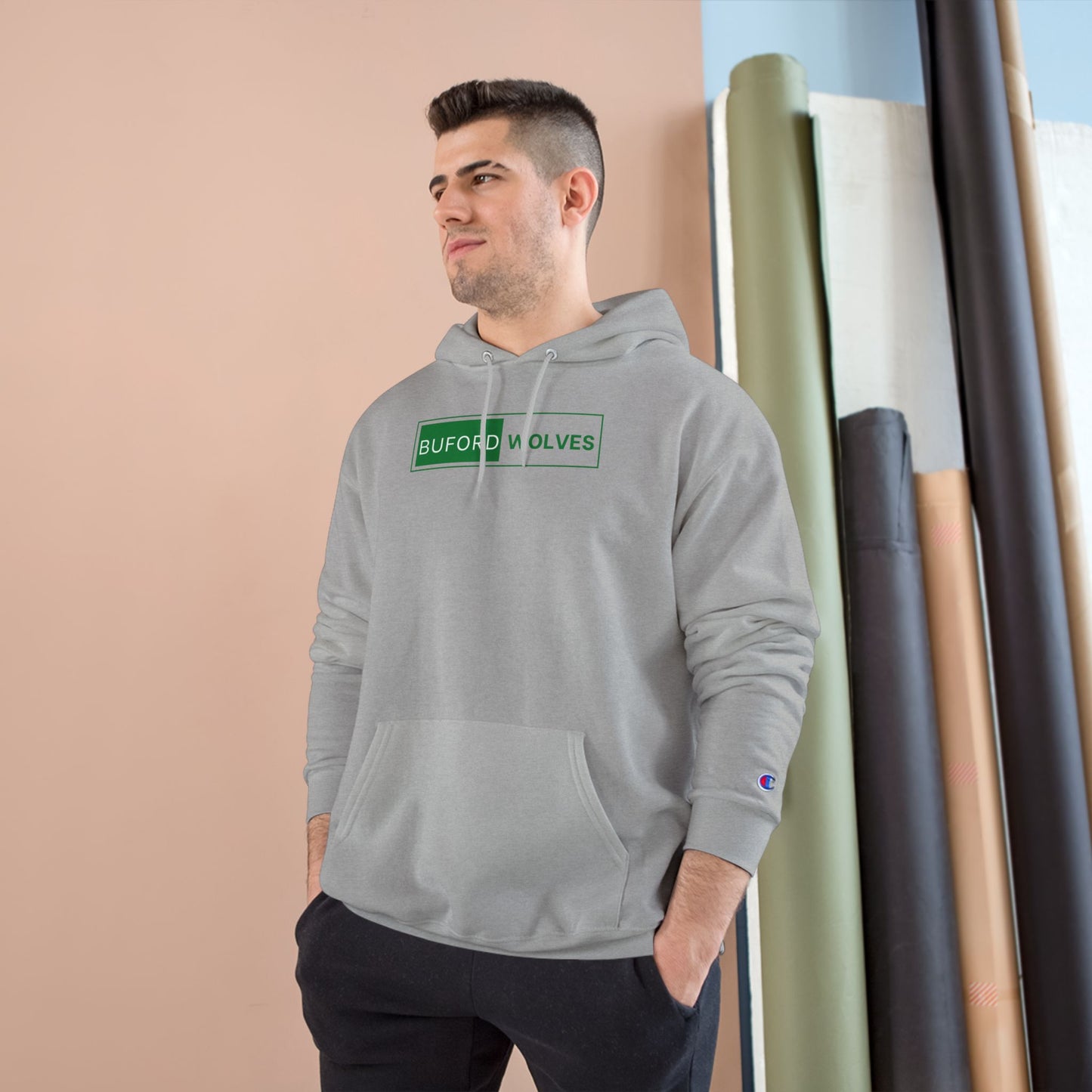 Buford Boxed Out Champion Adult Hoodie