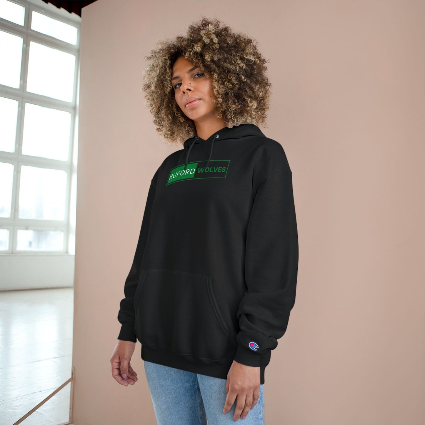 Buford Boxed Out Champion Adult Hoodie