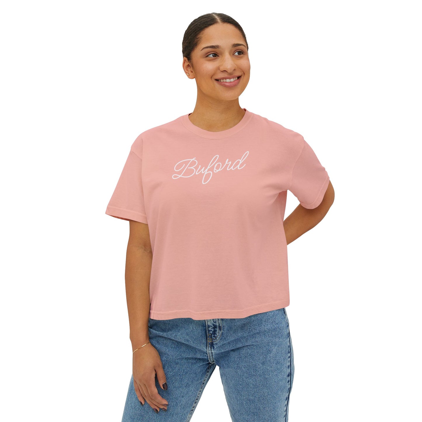 Buford Script Boxy Tee