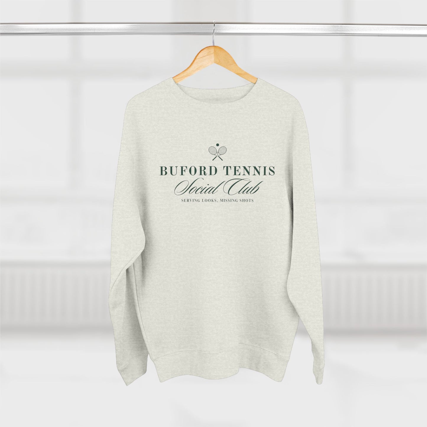 Buford Tennis Social Club Adult Crewneck Sweatshirt
