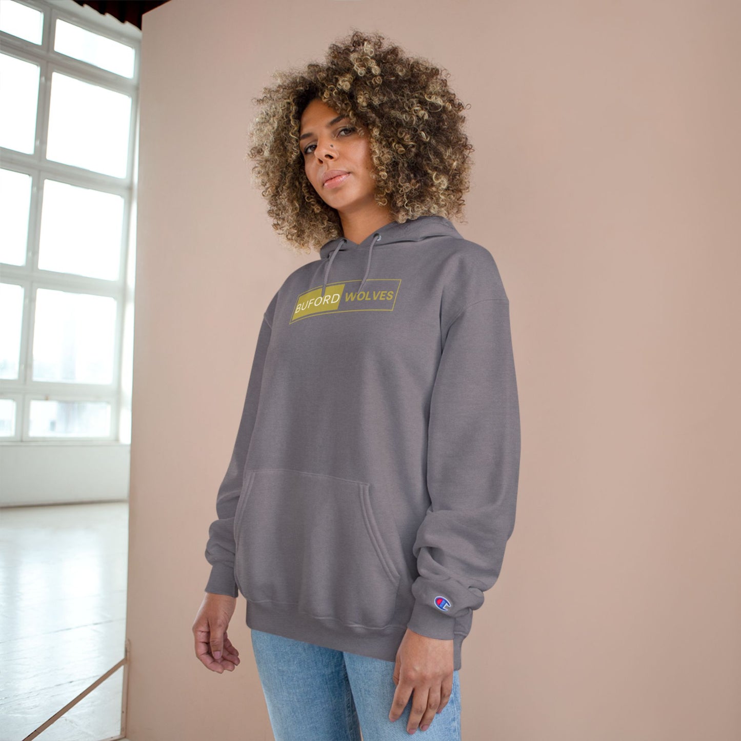 Buford Boxed Out Champion Adult Hoodie