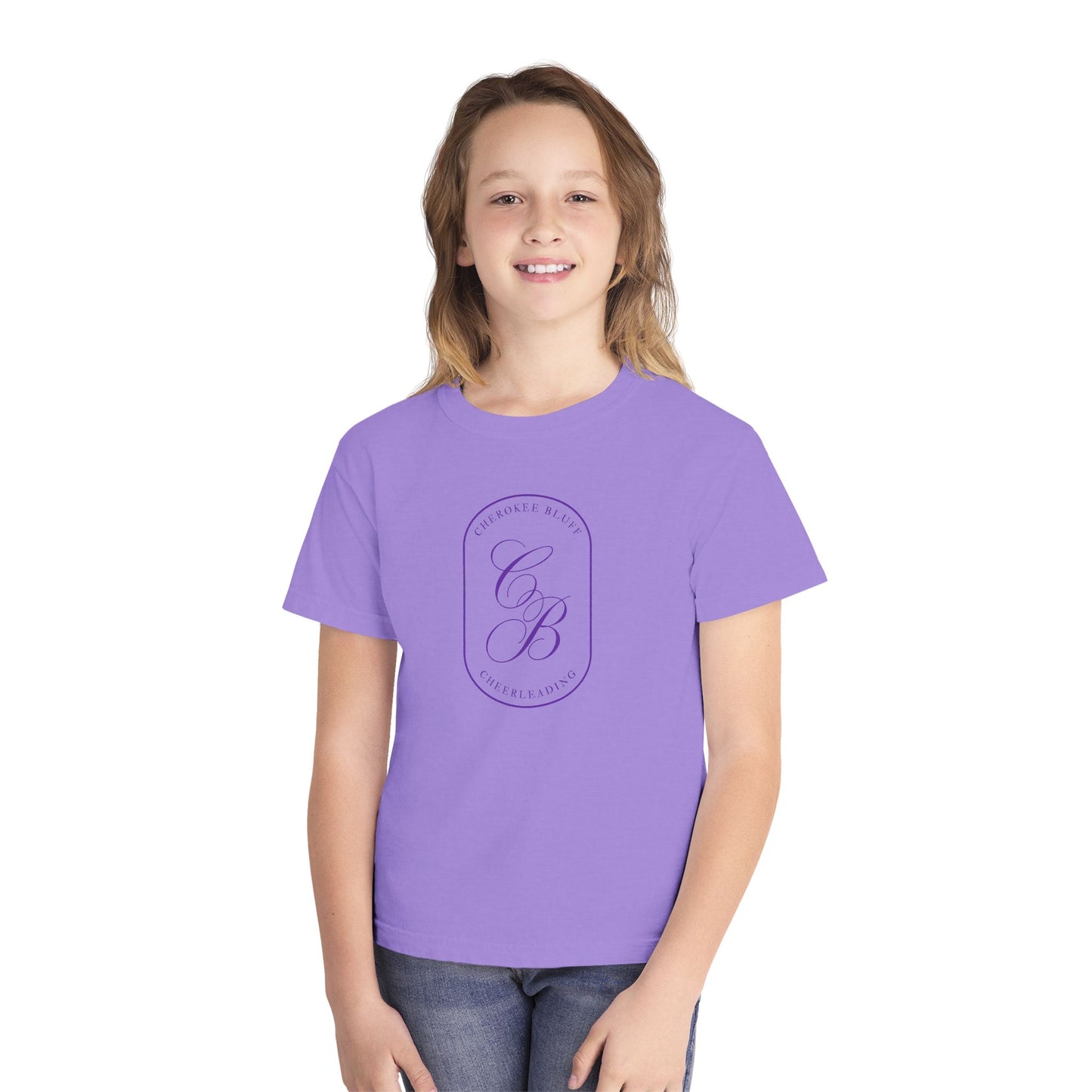 Cherokee Bluff Monogram Youth Cheer Tee