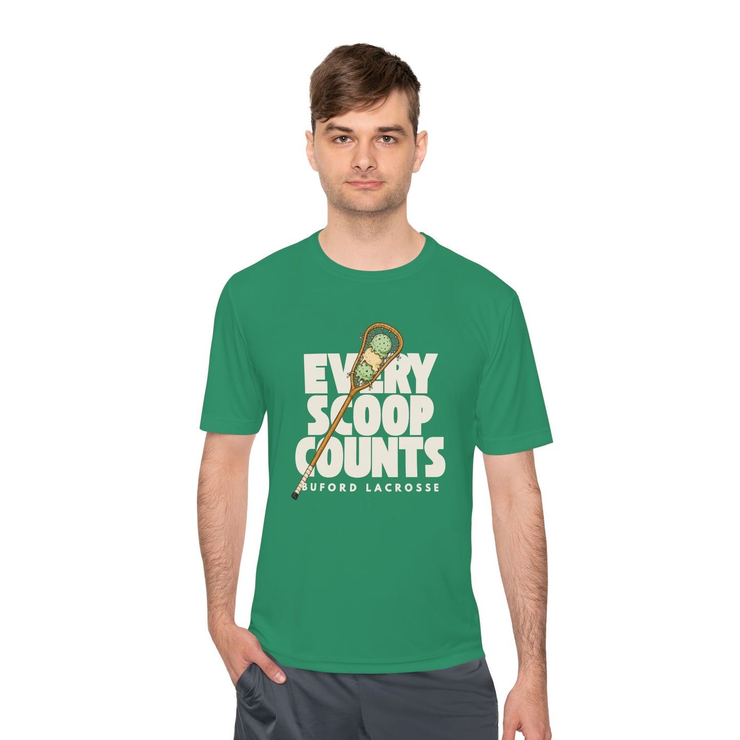 Lacrosse 'Every Scoop Counts' Moisture-Wicking Tee