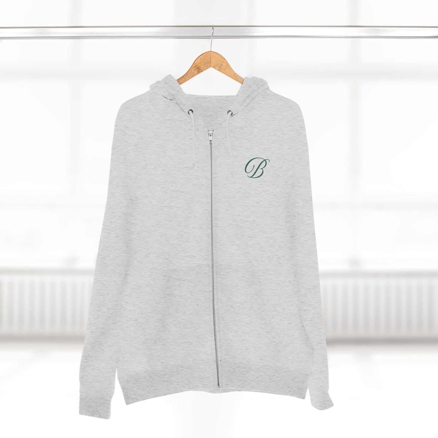 Buford Wolves Script Zip Hoodie