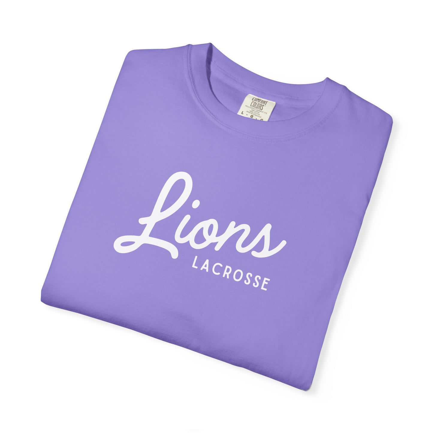 Lions Lacrosse Unisex Garment-Dyed T-Shirt