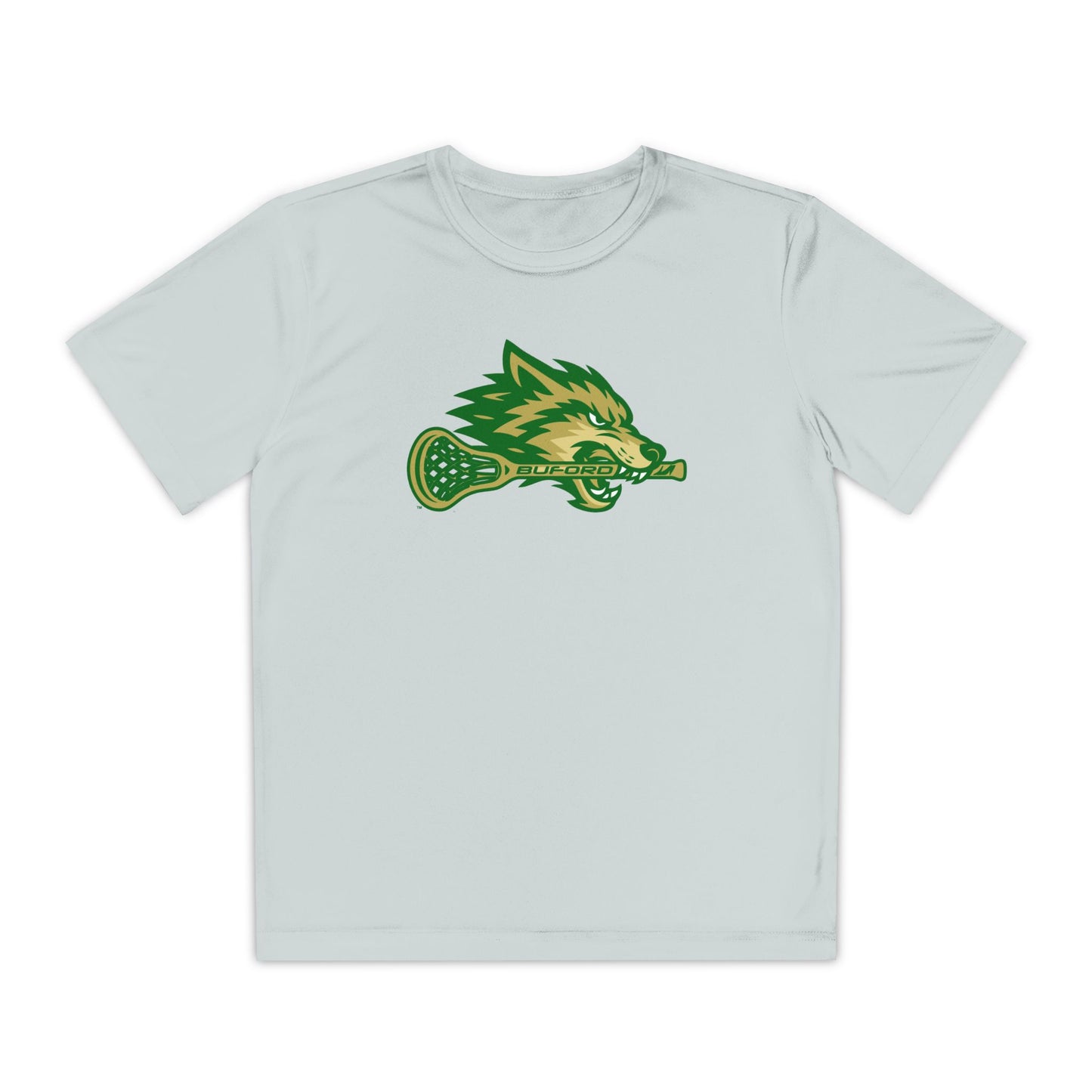 Youth Lacrosse Wolf Tee Sport Tek