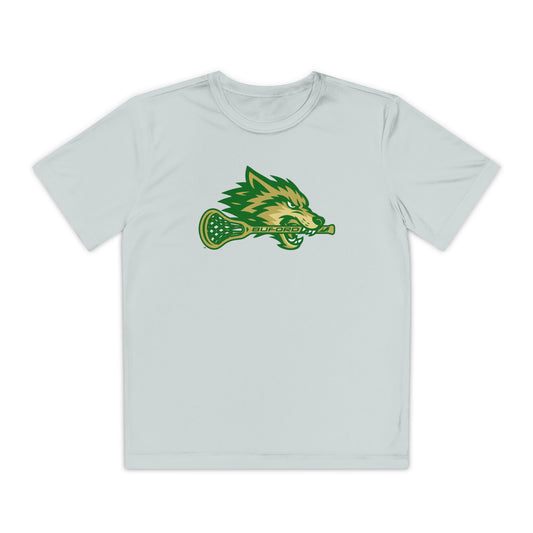 Youth Lacrosse Wolf Tee Sport Tek