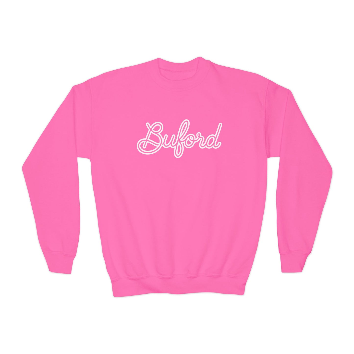 Buford New Script Youth Crewneck