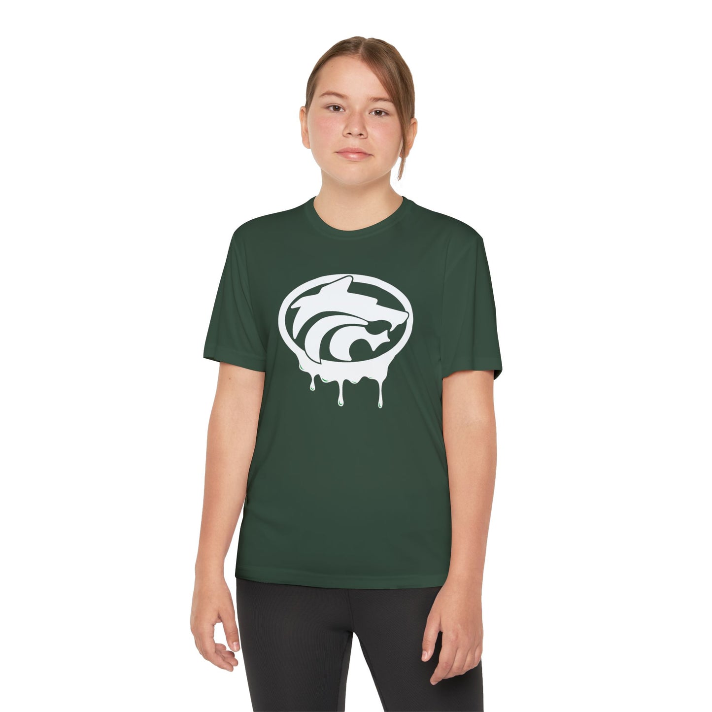 Wolf Drip Youth SportTek Tee