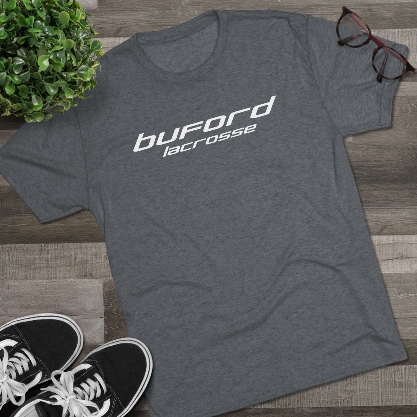 Unisex Tri-Blend Buford Lax Crew Tee