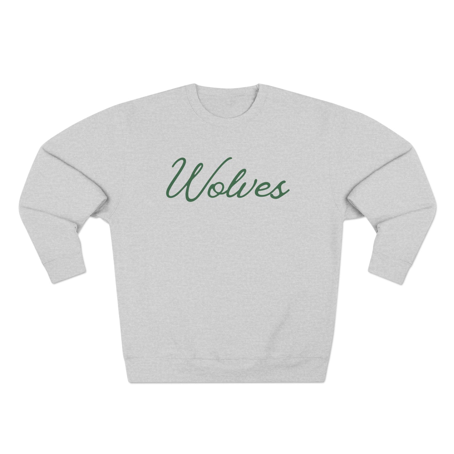 Wolves Script Crewneck Sweatshirt