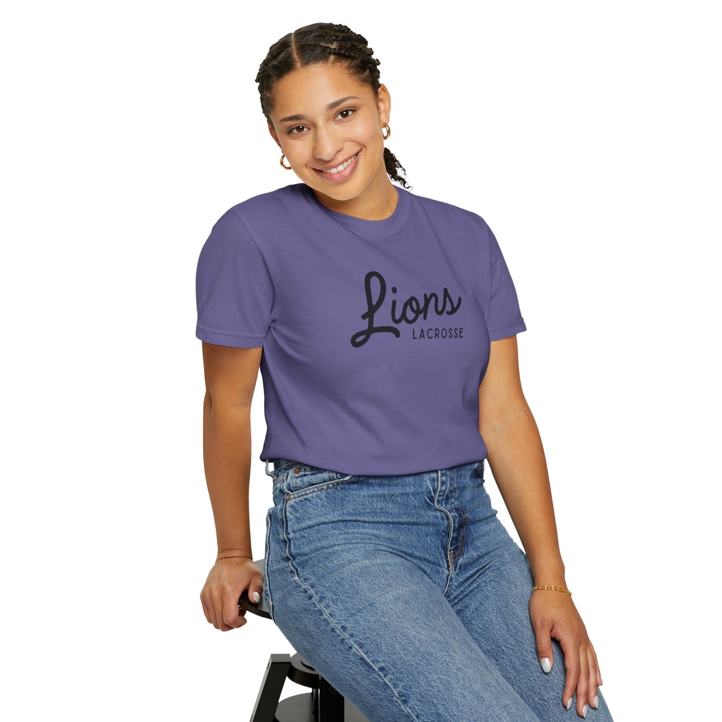 Lions Lacrosse Unisex Garment-Dyed T-Shirt