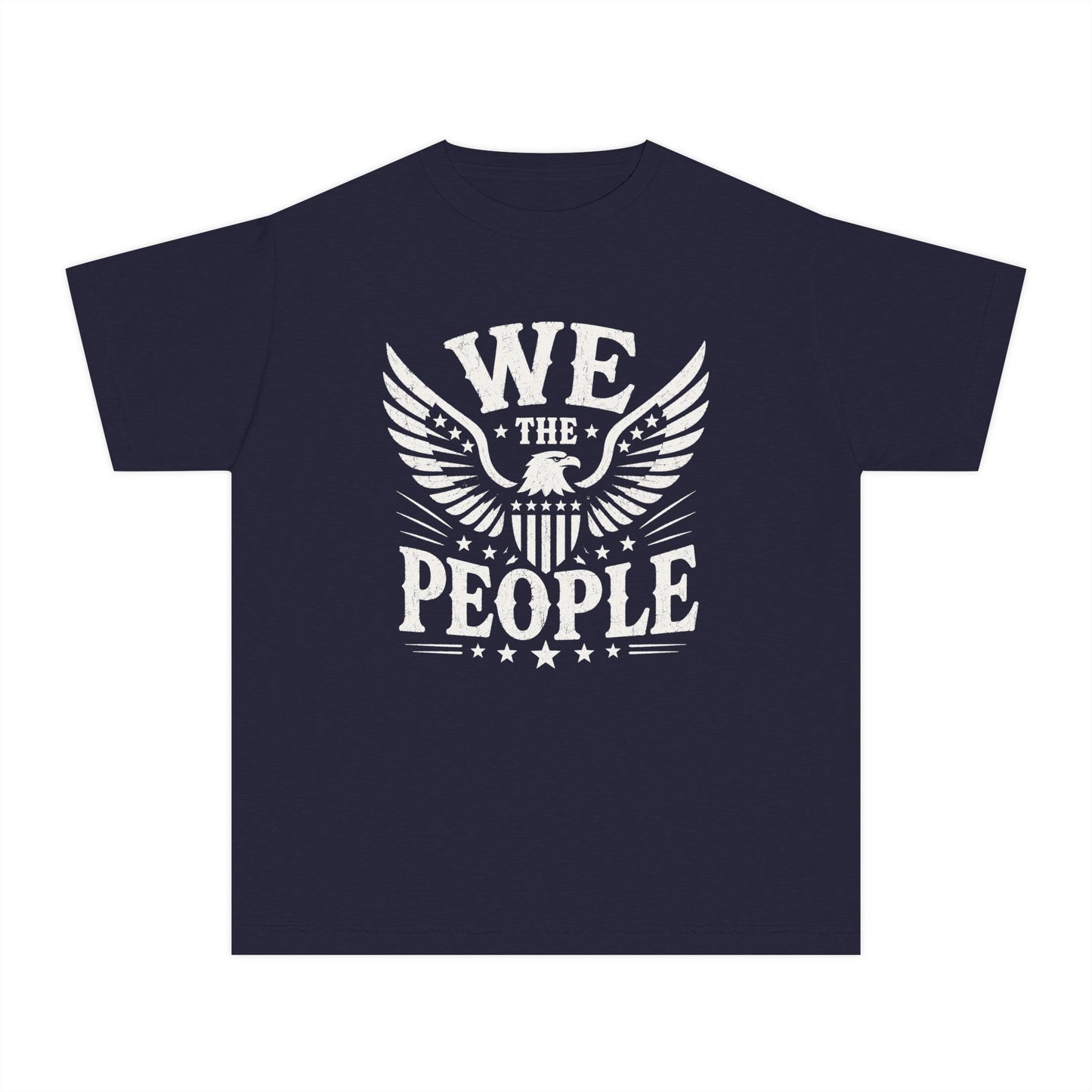 We The People Youth Tee — Patriotic Eagle Youth T-Shirt