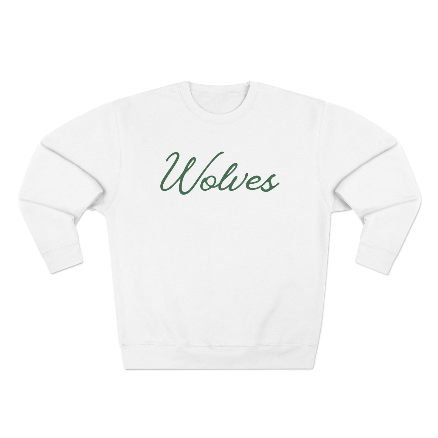 Wolves Script Crewneck Sweatshirt