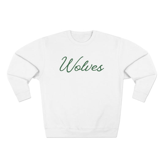Wolves Script Crewneck Sweatshirt