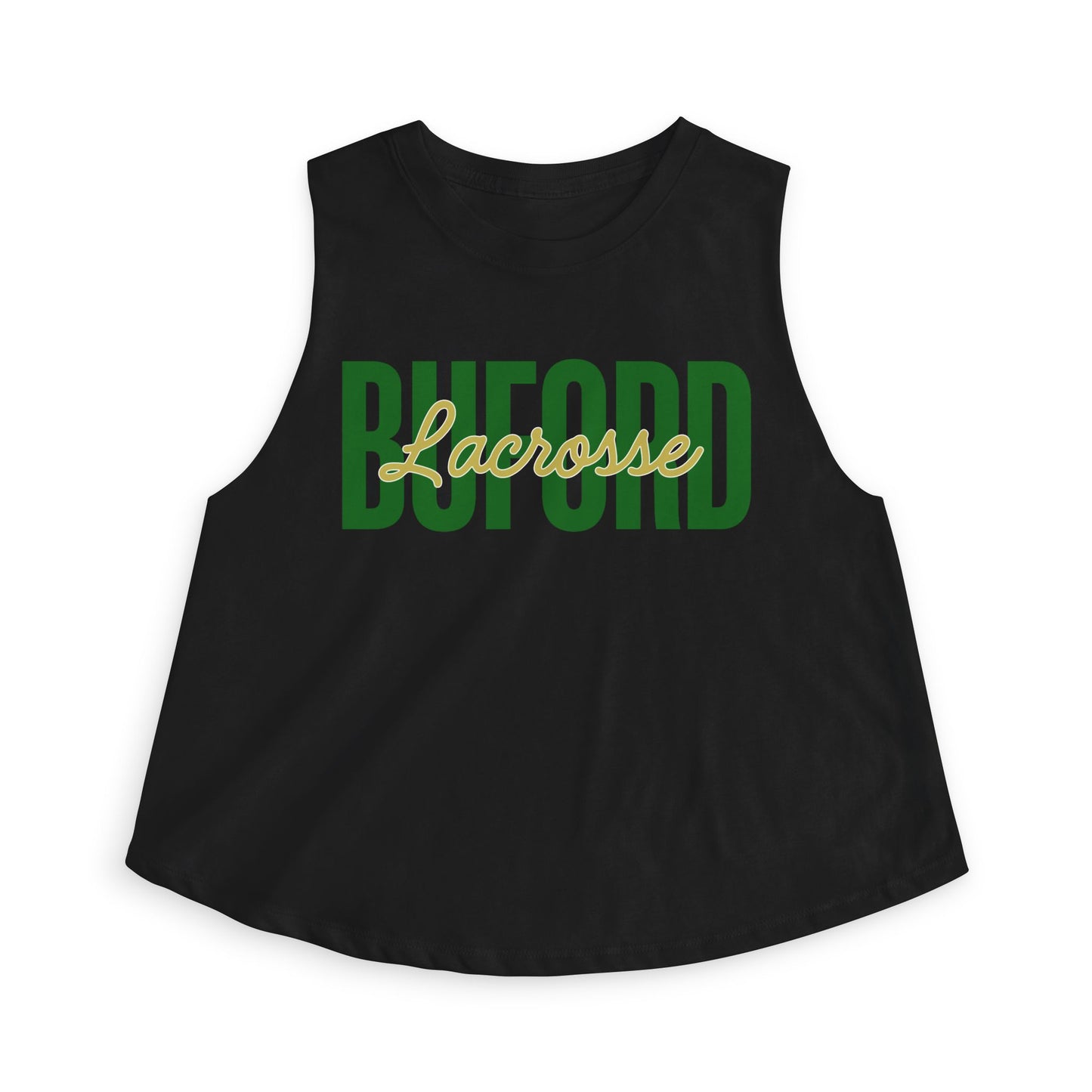 Buford Lacrosse Stacked Crop Tank