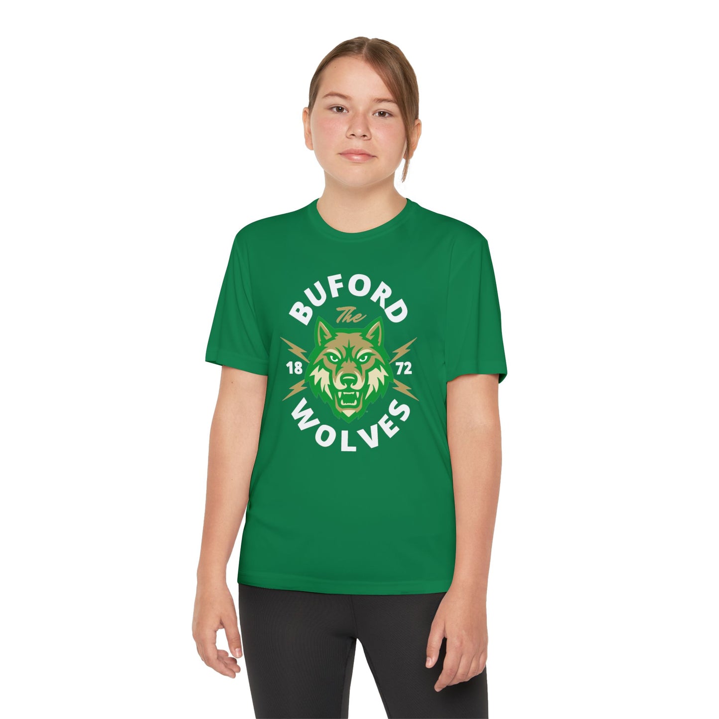 Youth Competitor Tee - Buford Wolves T-Shirt for Champs, Team Spirit Wear, Sports Events, School Pride, Gift for Young Athletes