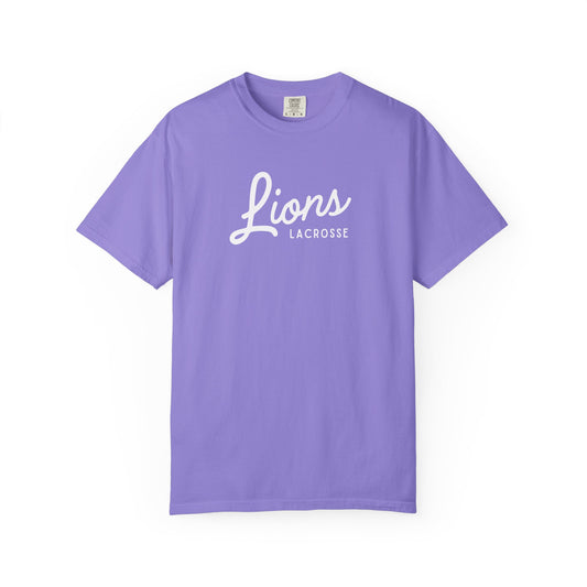 Lions Lacrosse Unisex Garment-Dyed T-Shirt