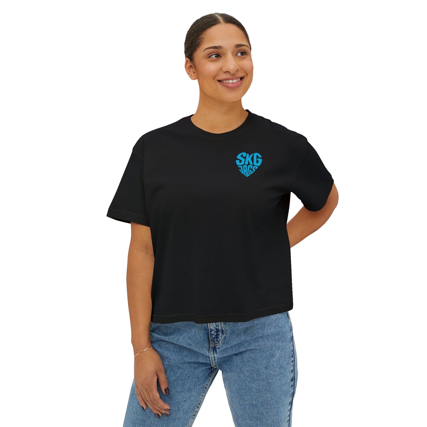 SKG Jags Heart Women's Boxy Tee