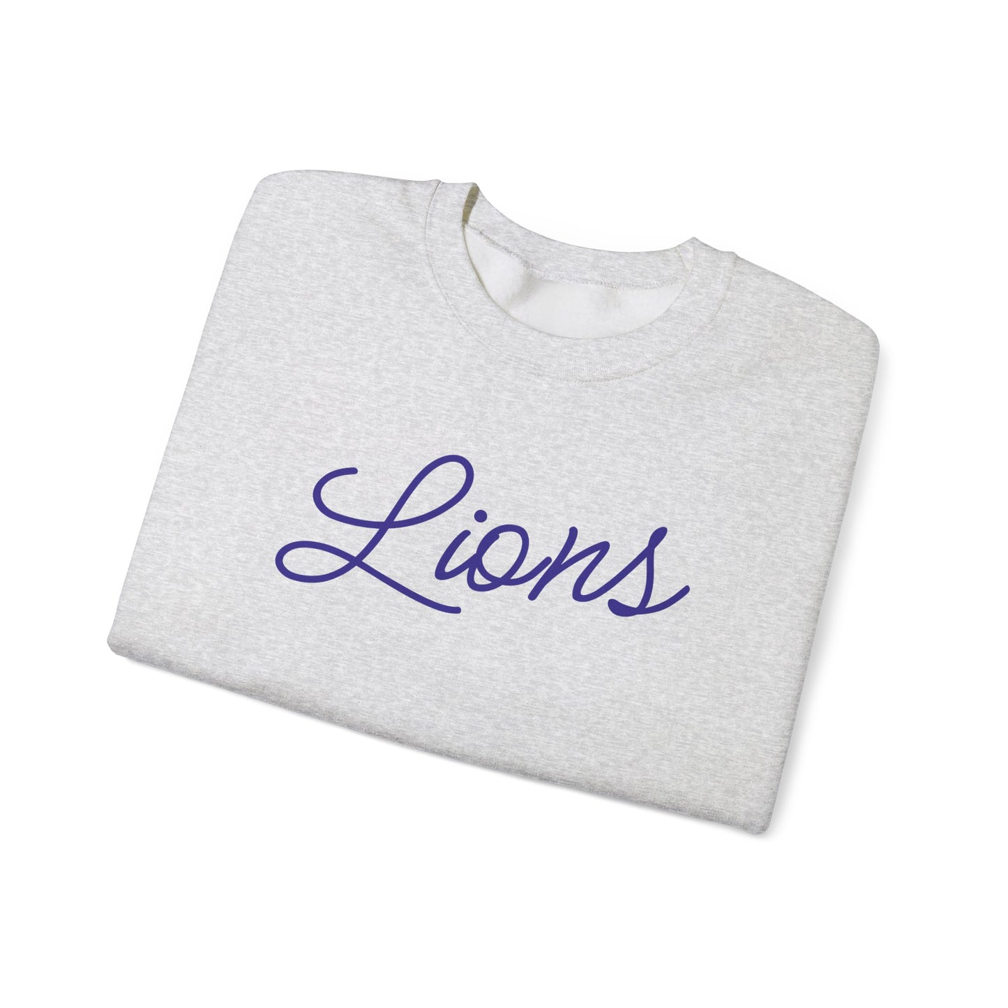 Lions Script Crewneck Sweatshirt