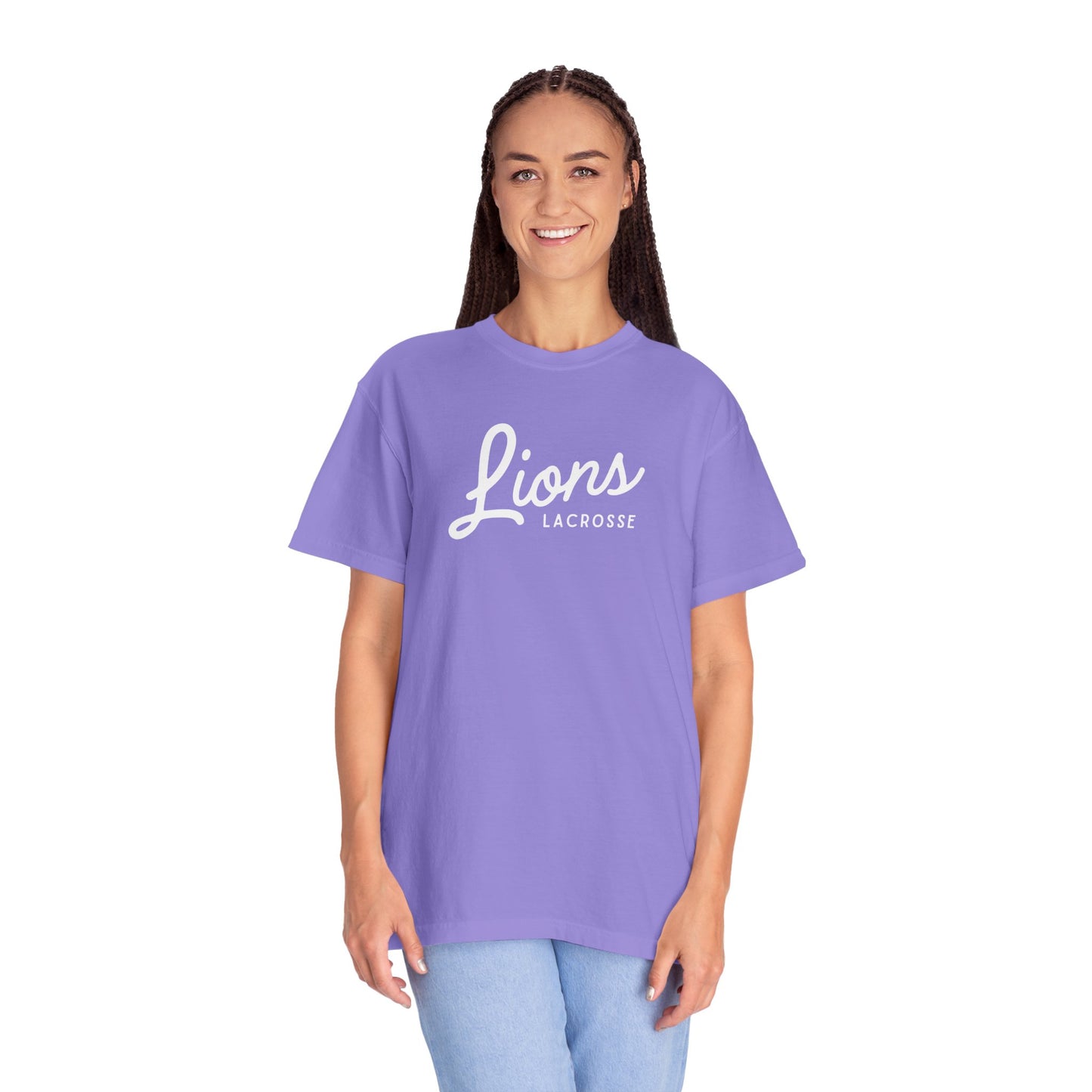 Lions Lacrosse Unisex Garment-Dyed T-Shirt