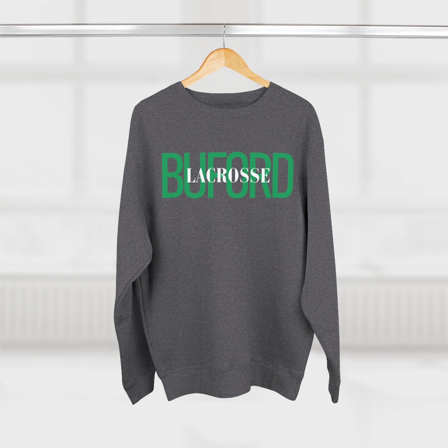Buford Lacrosse Overlay Crewneck Sweatshirt
