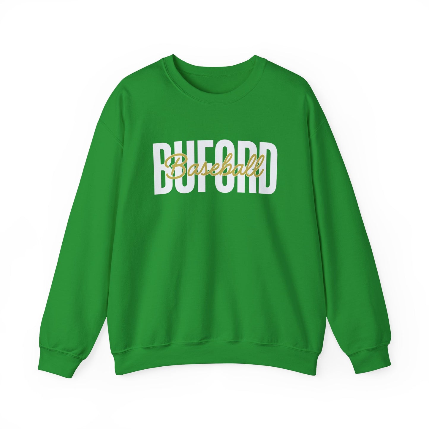Buford Baseball Stacked Crewneck Sweatshirt