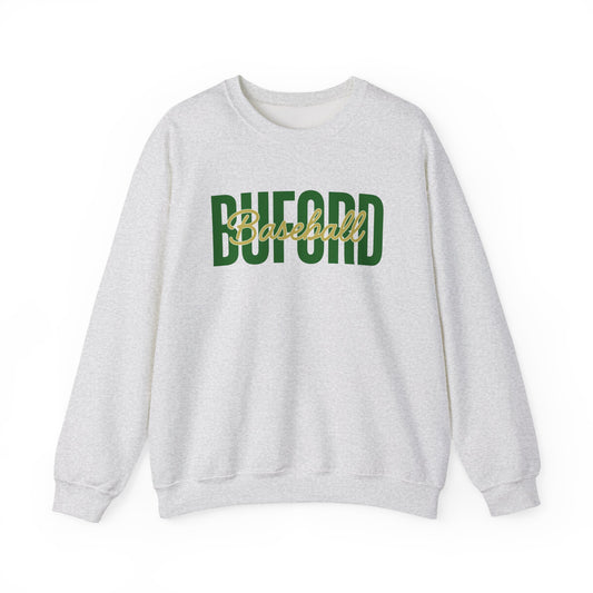 Buford Baseball Stacked Crewneck Sweatshirt