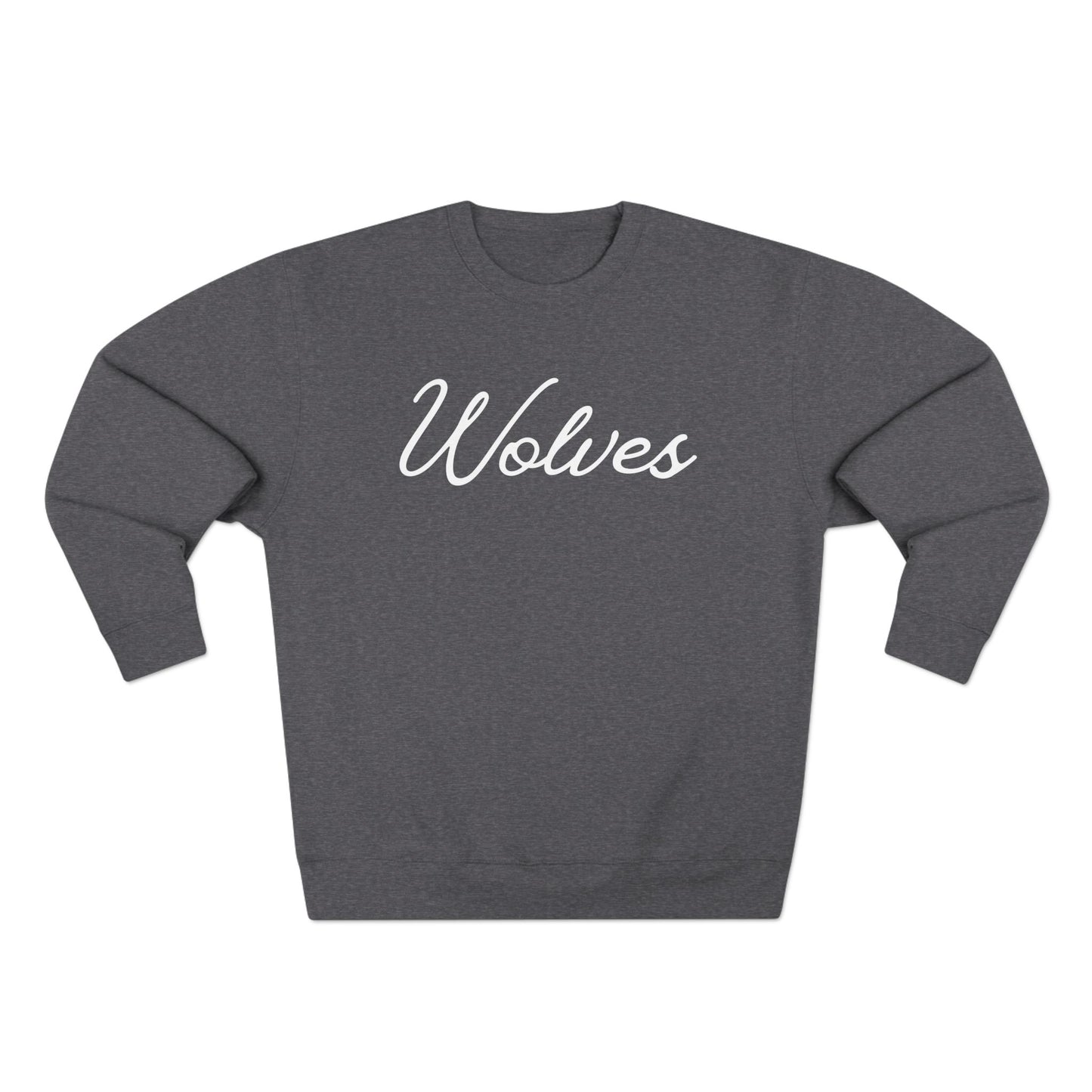 Wolves Script Crewneck Sweatshirt