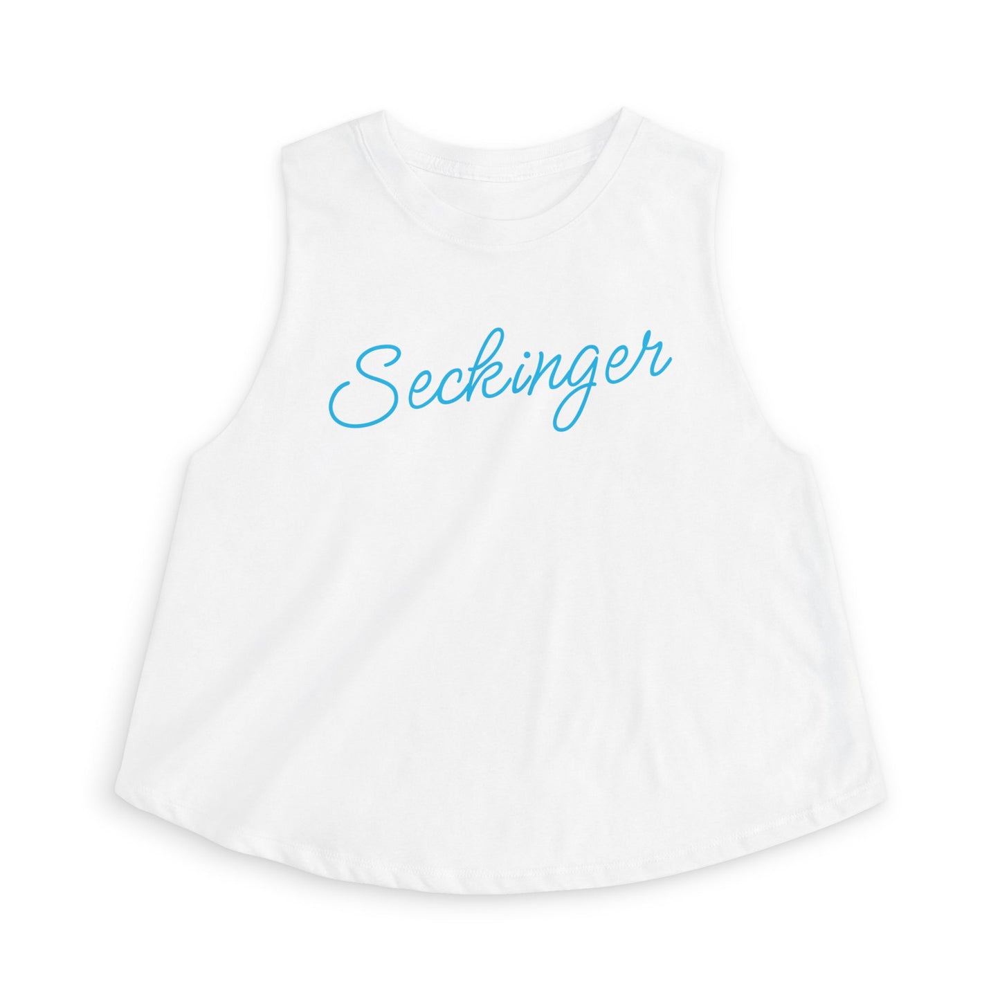 Seckinger Script Crop Top