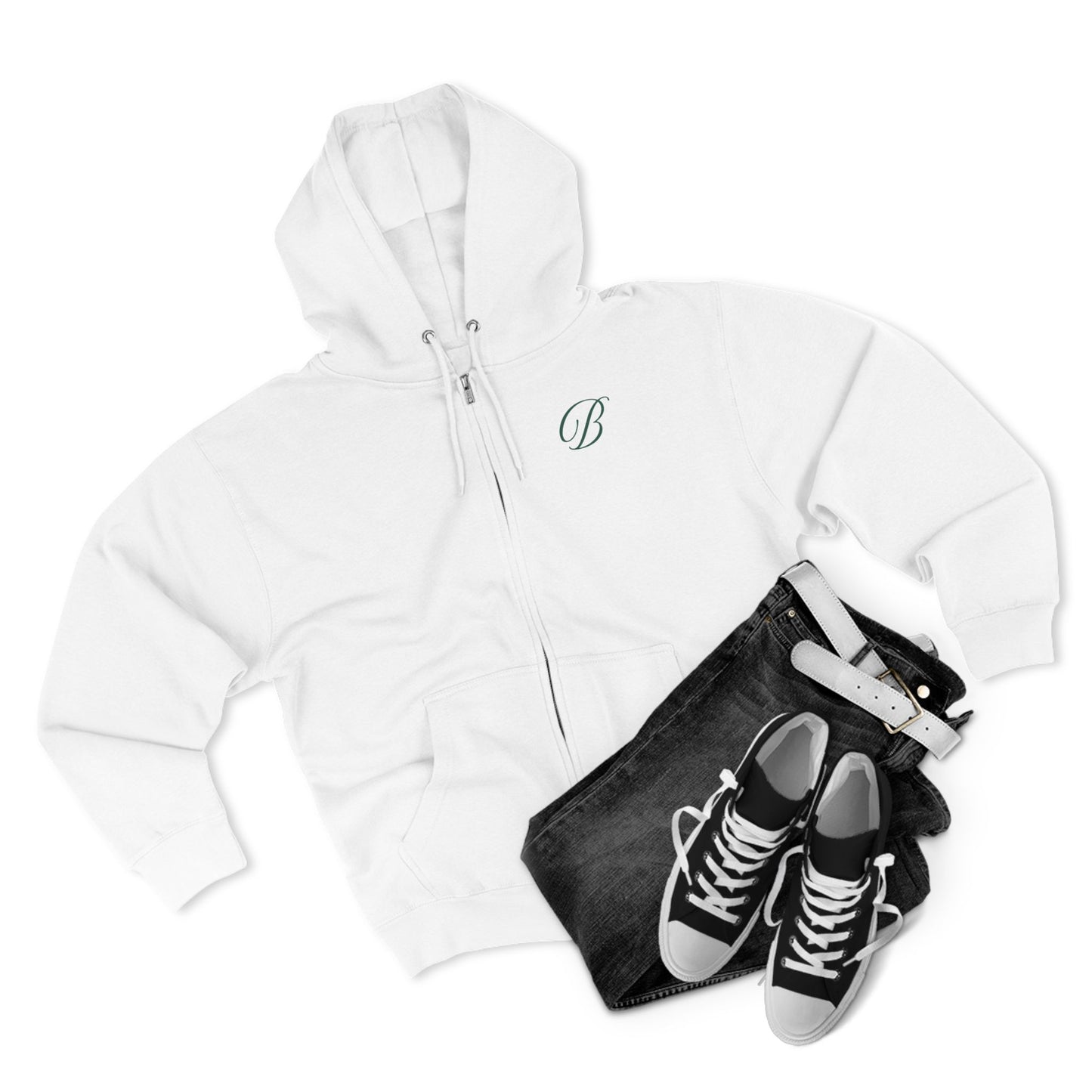 Buford Wolves Script Zip Hoodie