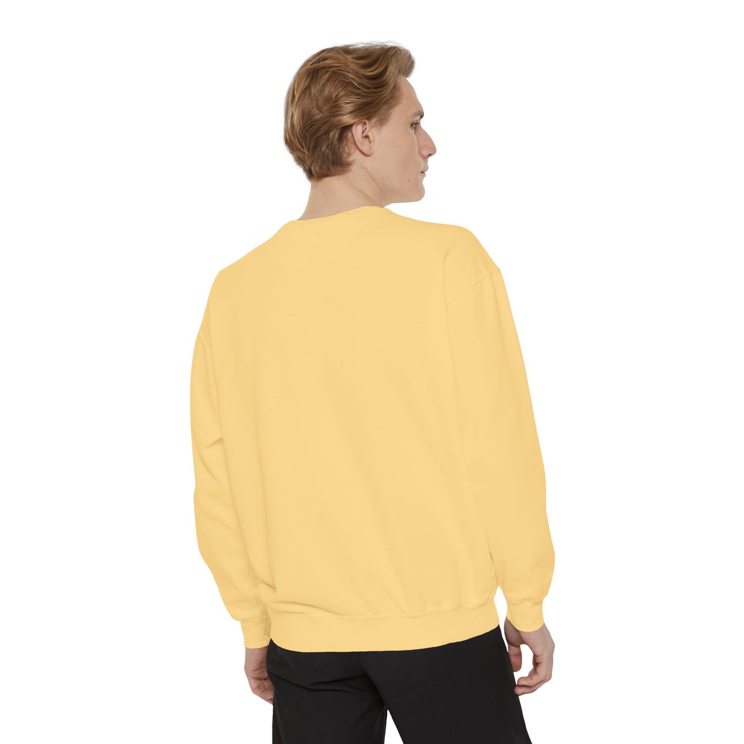 Adult Lacrosse Script Garment-Dyed Sweatshirt