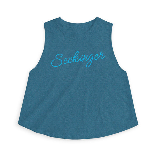 Seckinger Script Crop Top