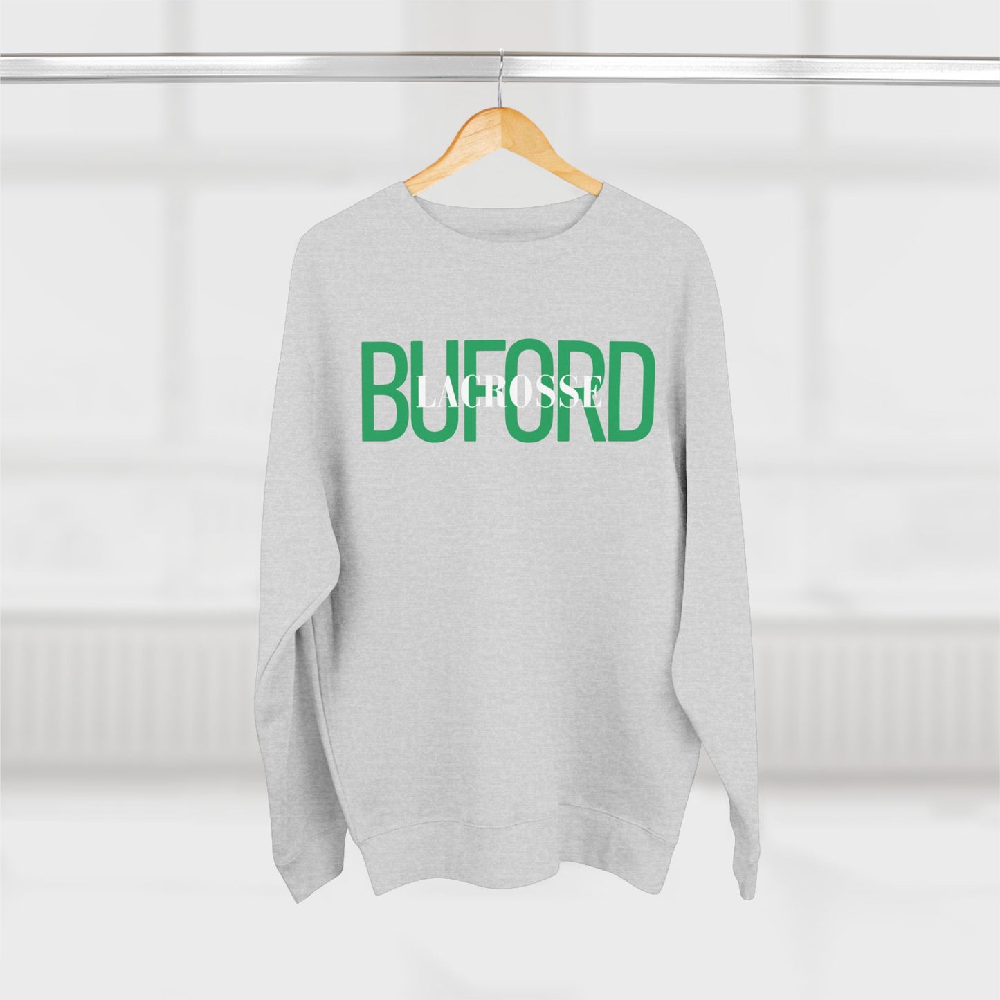 Buford Lacrosse Overlay Crewneck Sweatshirt